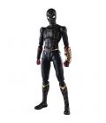 Figura tamashii nations marvel spider - man no way home spider - man traje negro & dorado sh figuarts