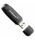 Memoria usb 2.0 intenso rainbow 16gb negro