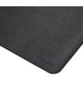 Phoenix matepad alfrombrilla pu 80 x 40 cm antideslizante impermeable materíal simil cuero negra