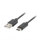 Cable usb tipo c a usb 3.1 tipo a lanberg 1.8m - macho - macho - negro