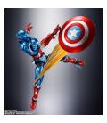 Figura tamashii nations marvel tech on avengers sh figuarts capitan america