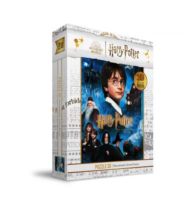 Puzle 100 efecto 3d poster piedra filosofal harry potter