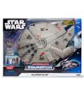 Figura star wars halcon milenario con luz y sonido