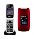 Telefono movil maxcom mm824 red white - 2.4pulgadas - 2g