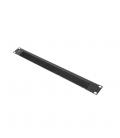 Panel pasacables con cepillo lanberg 1u negro
