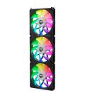 Ventilador caja nox hummer easylink black 3 x 120mm led argb