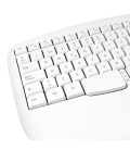 Phoenix k201 teclado ergonómico inalámbrico 2.4ghz blanco