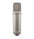 Microfono estudio rode nt1 5th gen silver usb - c - xlr - jfet - capsula 1 - side - plateado