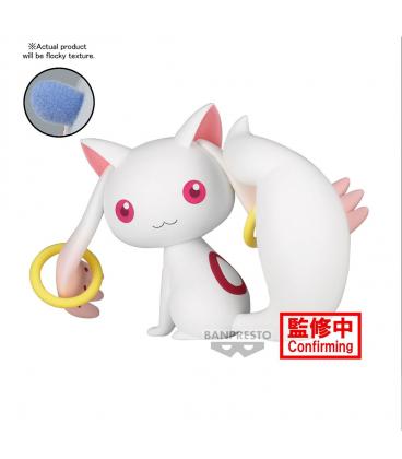 Figura banpresto puella magi madoka magica: the movie rebellion fluffy puffy kyubey 7cm