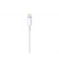 Cable original apple iphone usb tipo a a lightning 1m - macho - macho - blanco