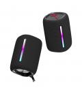 Altavoz bluetooth forever bs - 10 led black color negro