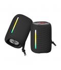 Altavoz bluetooth forever bs - 10 led black color negro