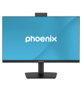 Monitor phoenix visión 24 pro 23.8pulgadas full hd panel ips webcam integrada abatible hdmi + dp altavoces integrados