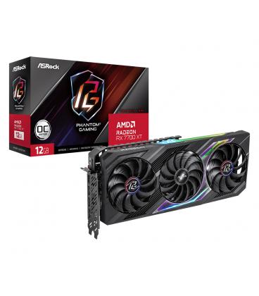 Tarjeta grafica asrock rx 7700xt 12gb gddr6 phantom gaming