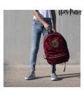 Mochila casual terciopelo cerdá harry potter anden 9 3 - 4 burdeos 40 cm