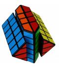 Cubo de rubik calvin's 4x4x6 crazy bad fisher negro