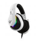 Auriculares gaming phoenix x - io blancos multiplataforma con cable jack y adaptador