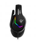 Auriculares gaming phoenix x - io negros multiplataforma con cable jack y adaptador