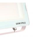Foco proyector led ip65 20w 3000k 1600lm blanco