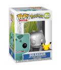 Funko pop jumbo pokemon s6 bulbasaur plateado efecto metalico 10pulgadas edicion especial exclusivo 59874