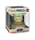 Funko pop deluxe star wars the mandalorian the child usando la fuerza (sfx) 58390