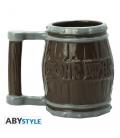 Taza 3d abysse one piece barril jolly roger logo