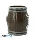 Taza 3d abysse one piece barril jolly roger logo