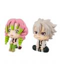 Figuras megahouse look up series kimetsu no yaiba demon slayer mitsuri kanroji & sanemi shinazugawa