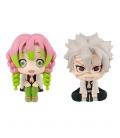 Figuras megahouse look up series kimetsu no yaiba demon slayer mitsuri kanroji & sanemi shinazugawa