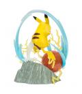 Figura pokemon 25 aniversario con iluminación deluxe pikachu