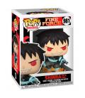 Funko pop animacion fire force shinra con fuego 56159