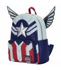 Mini mochila loungefly marvel falcon capitán américa cosplay