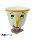 Taza 3d abystyle disney la bella y la bestia - chip
