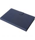 Funda silver ht para tablet samsung tab a8 10.4pulgadas 2022 con teclado bluetooth azul