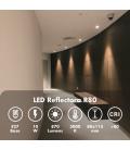 Bombilla led eco silver electronic reflectora r80 - ip20 - 870 lm - 10w=80w - e27 - 3000k calida a+