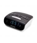 Radio reloj despertador aiwa cr - 15 negro - blanco