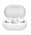 Auriculares inalambricos aiwa ebtw - 150 bluetooth blanco + estuche de carga