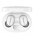 Auriculares inalambricos aiwa ebtw - 150 bluetooth blanco + estuche de carga