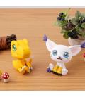 Figuras megahouse digimon lookup pack agumon & tailmon