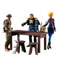 Figuras megahouse g.m.g mobile suit gundam principality of zeon team ramba ral set