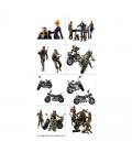 Figuras megahouse g.m.g mobile suit gundam principality of zeon team ramba ral set