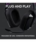 Auriculares con microfono logitech g g535 gaming wireless inalambrico negro