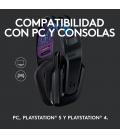 Auriculares con microfono logitech g g535 gaming wireless inalambrico negro