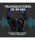 Auriculares con microfono logitech g g535 gaming wireless inalambrico negro