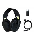 Auriculares con microfono logitech g435 gaming wireless inalambrico negro