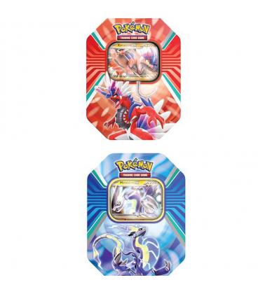 Juego de cartas pokemon tcg lata verano q2 2023 koraidon - miraidon español