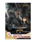 Figura beast kingdom dstage harry potter y la cámara secreta harry vs basilico