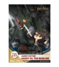 Figura beast kingdom dstage harry potter y la cámara secreta harry vs basilico