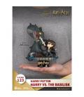 Figura beast kingdom dstage harry potter y la cámara secreta harry vs basilico