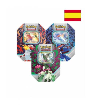 Juego de cartas pokemon tcg lata fall 2023 español 1 unidad